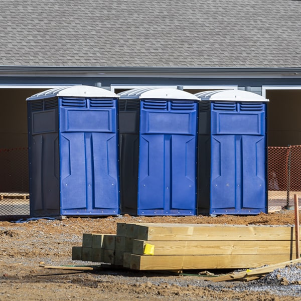 are there any restrictions on where i can place the portable toilets during my rental period in Joes